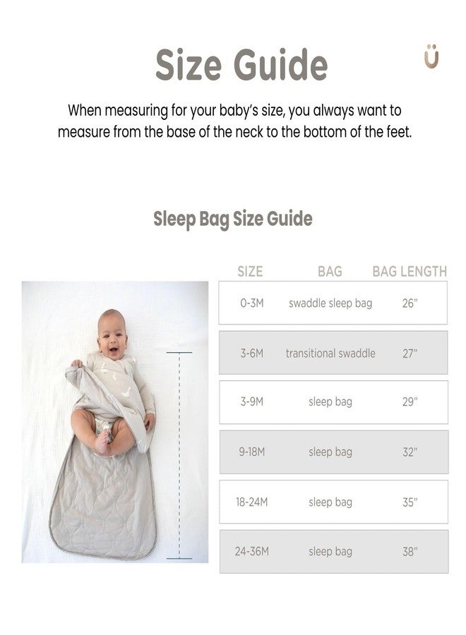 GUNAMUNA Sleep Sacks for Babies Toddlers and Newborns, Easy Changing Diaper Zipper, 2.5 TOG, Giraffe Moss, 3-9 Months - Image 3